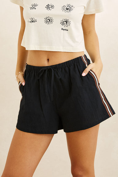 Rhythm Isadora Short in Black — Front view