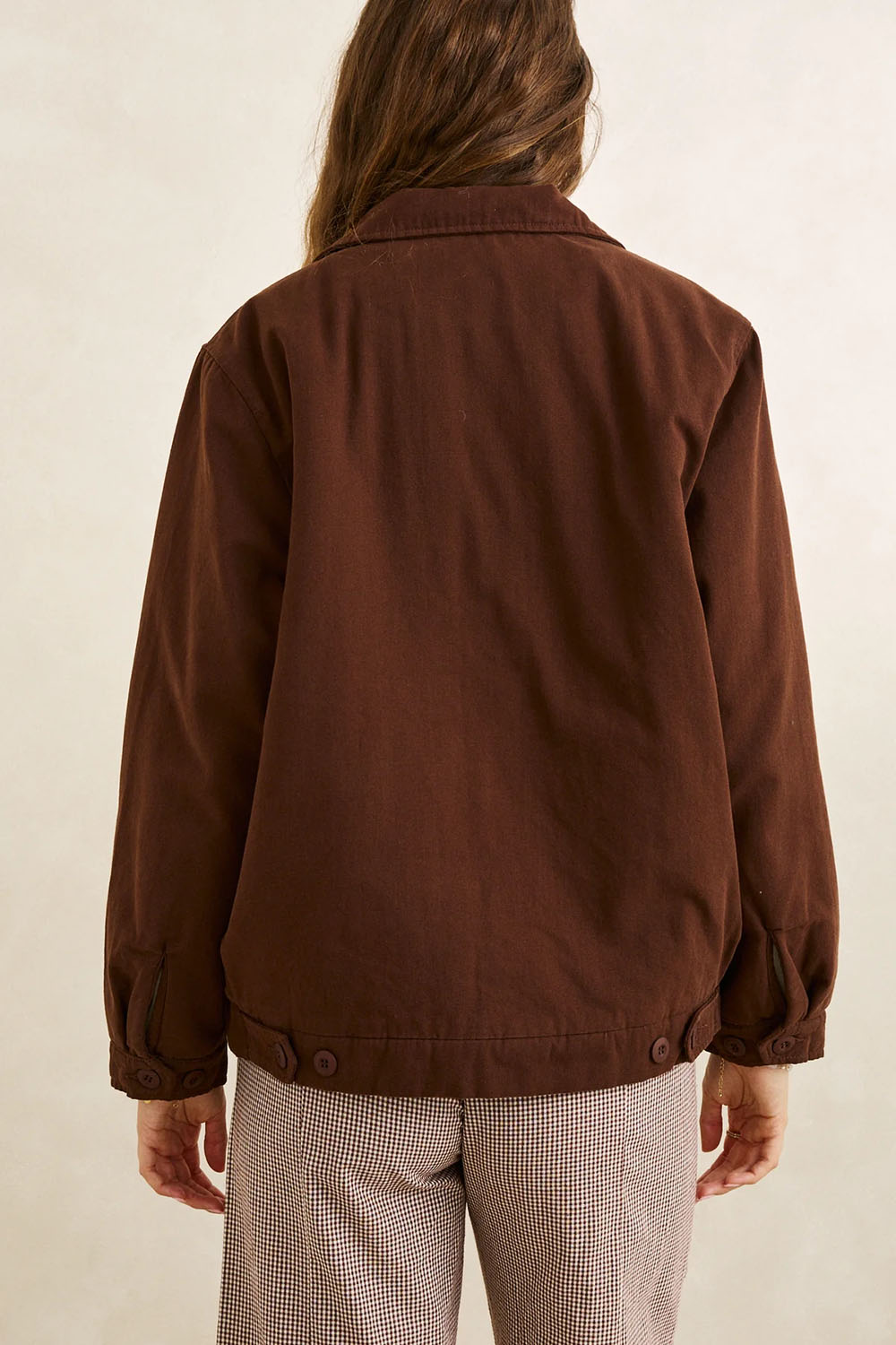 Rhythm Jamie Jacket in Chocolate — Back view