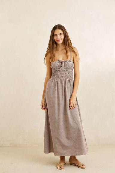 rhythm-london-check-midi-dress-chocolate
