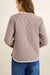 Rhythm London Check Reversible Jacket in Chocolate — Back view, check side