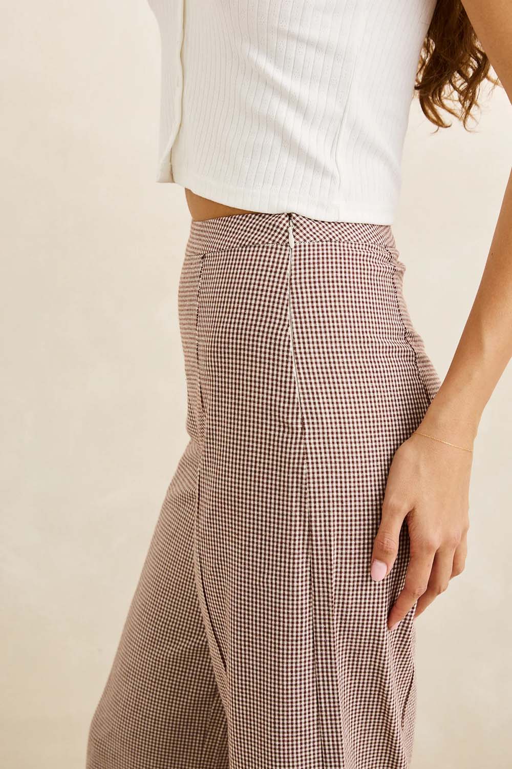 rhythm-london-check-wide-leg-pant-chocolate-detail