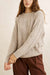 Rhythm Mohair Oceanside Knit in Sand — Quarter view