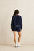Rhythm Pipe Polar Crewneck in Ocean — Back view