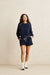 Rhythm Pipe Polar Fleece Short in Ocean — Front view
