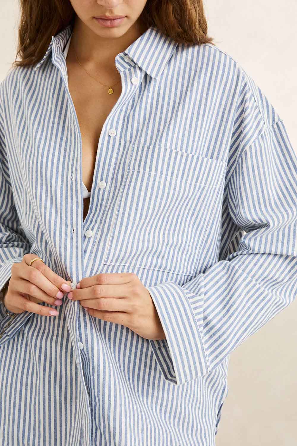 rhythm-vista-stripe-oversized-shirt-blue-detail