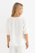 Rhythm - Airllie Short Sleeve Top - White - Back