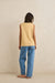rhythm archer knit vest sand back