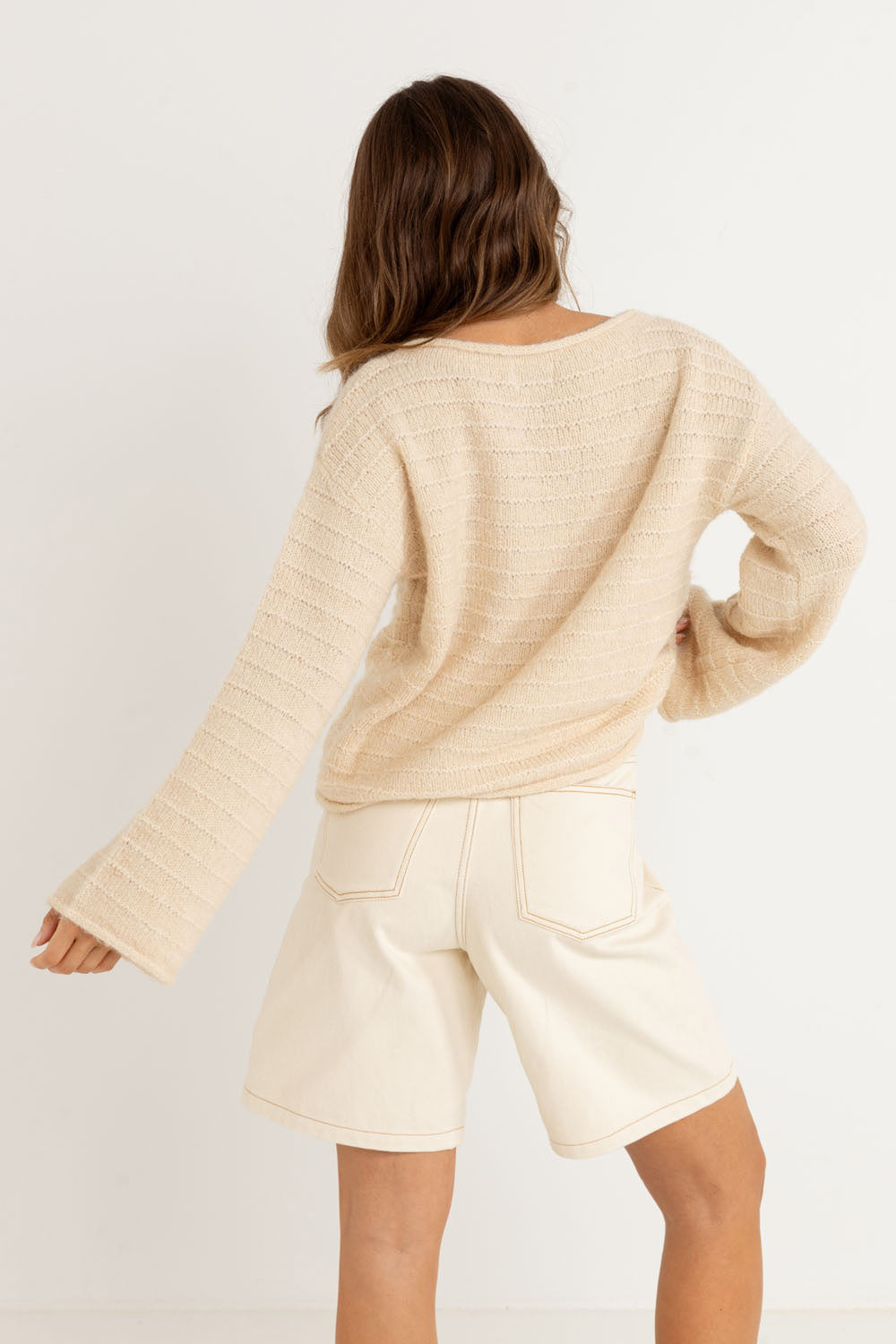 Rhythm - Baklava Knit - Beige - Back