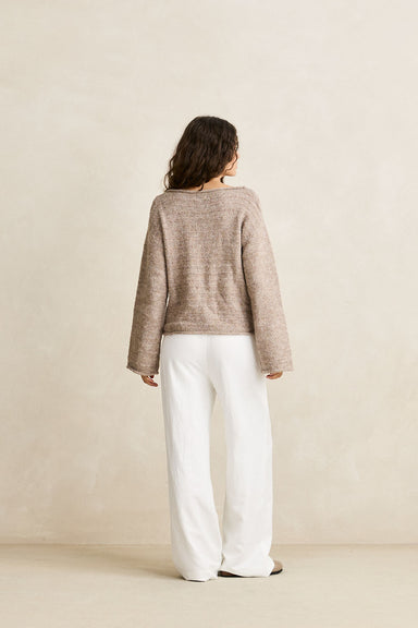 rhythm baklava knit oatmeal back