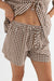 rhythm birdie gingham short brown profile