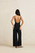 rhythm classic drawstring pant black back