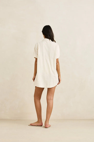 rhythm classic shirt dress oat back