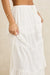 rhythm classic tiered maxi skirt white detail