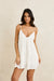 rhythm classic tiered mini dress white 