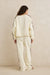 rhythm contrast sweatshirt cream back