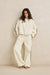 rhythm contrast sweatshirt cream front