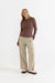 Rhythm - Essential LS Knit Top - Chocolate