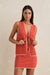 rhythm gigi longline knit vest red
