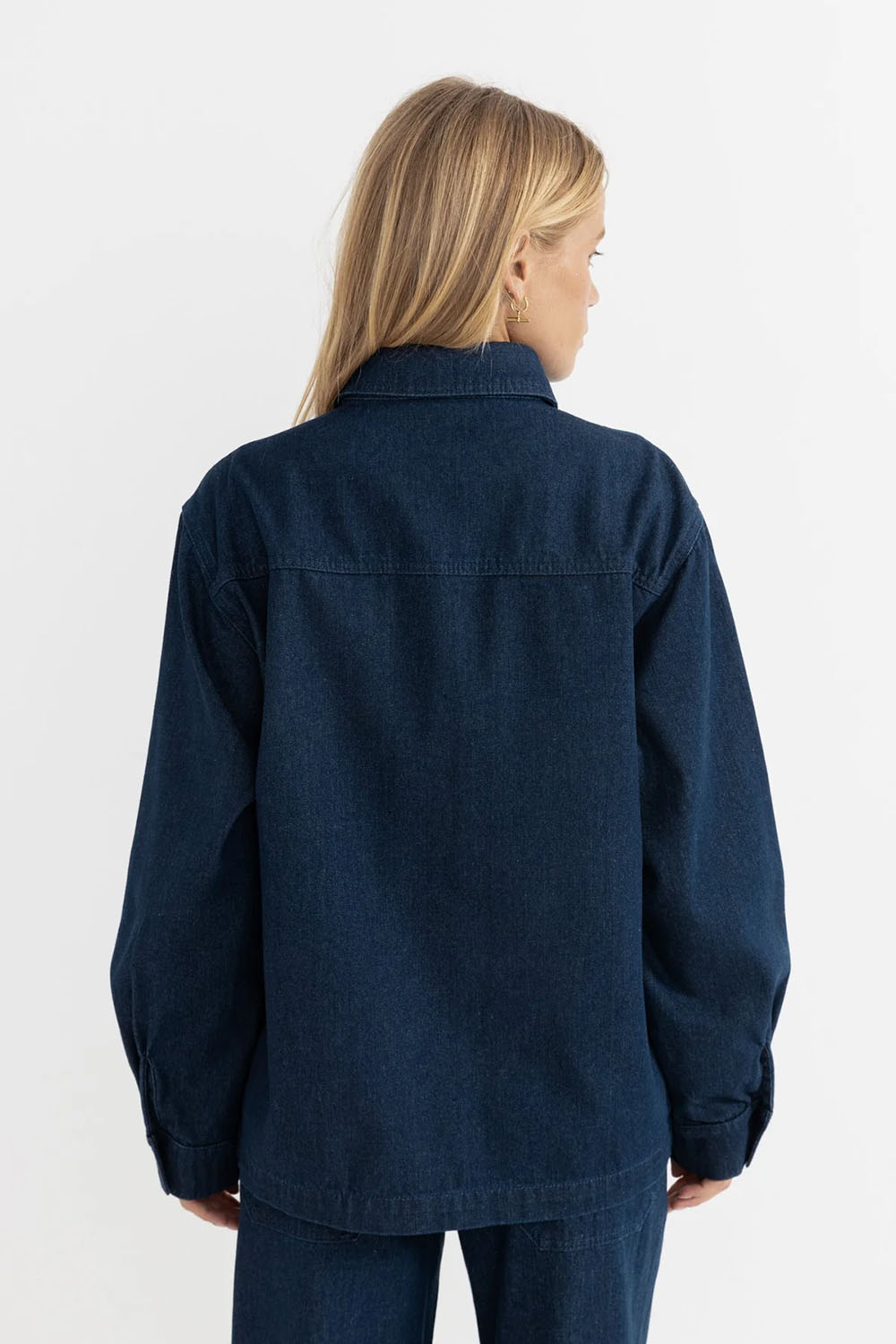 Rhythm - Kendrick Denim Jacket - Dark Denim - Back