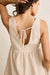 rhythm london check mini dress natural back detail