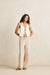 rhythm louise tie front halter white front