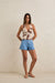 rhythm melia floral halter chocolate front