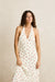 rhythm mila floral halter maxi cream