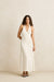 rhythm mila floral halter maxi cream front
