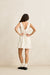 rhythm mila floral mini dress cream back