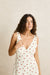 rhythm mila floral mini dress cream detail