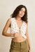 rhythm mila floral vest cream