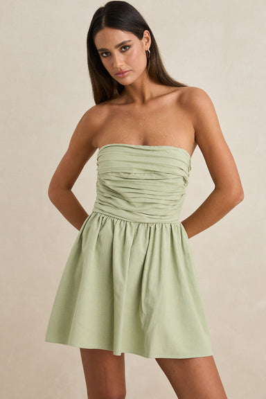 rhythm mila mini dress palm