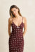 rhythm polka dot bias midi dress cafe detail
