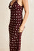 rhythm polka dot bias midi dress cafe side detail