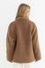 rhythm snowy sherpa jacket oak back