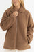 rhythm snowy sherpa jacket oak front