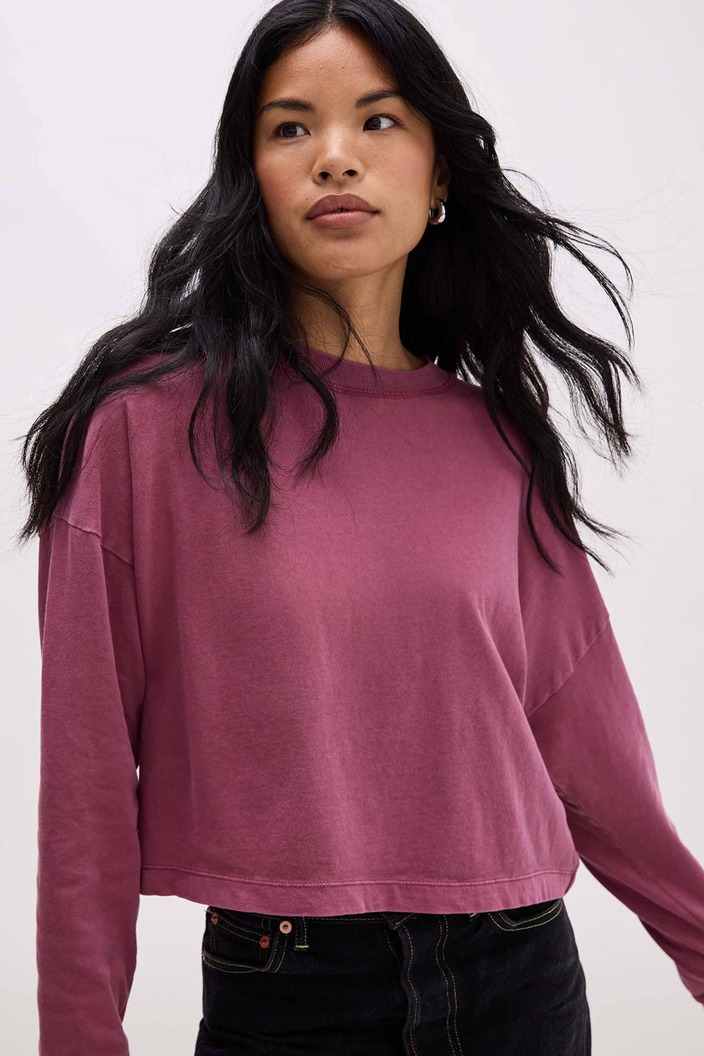 richer-poorer-relaxed-crop-long-sleeve-tee-burgundy-front
