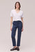 richer poorer linen jersey v neck tee white 