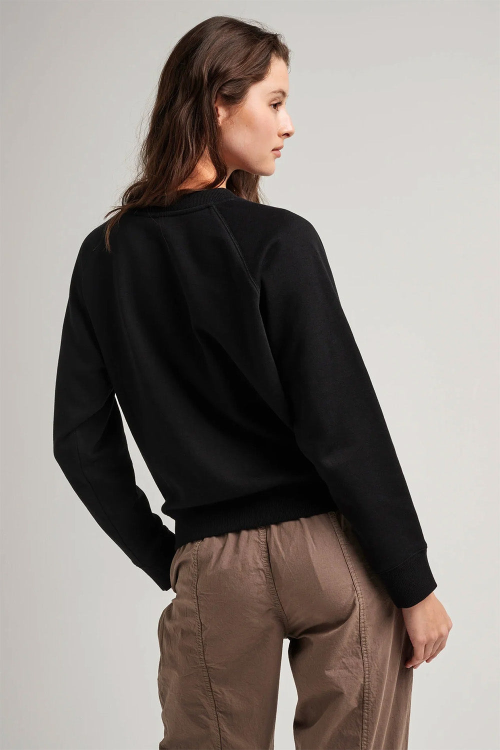 Richer Poorer - Recycled Crew Sweatshirt  - Black - Back