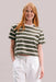 richer poorer recycled stripe tee surplus green stripe profile