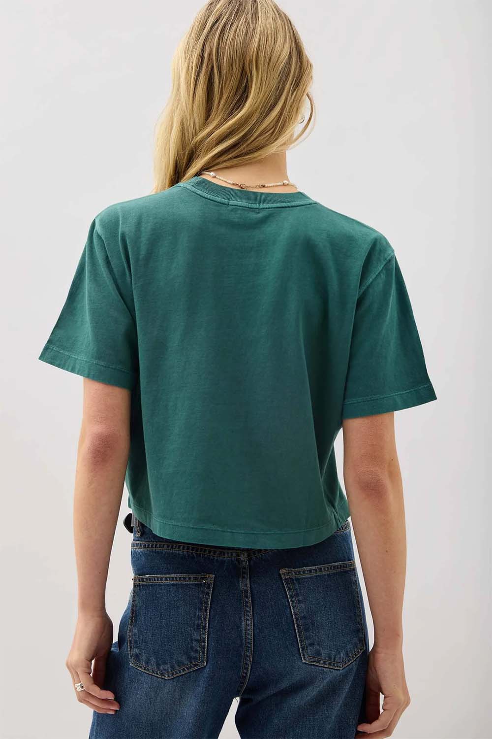Richer Poorer - Relaxed SS Crop - Rain Forest - Back