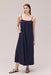 richer poorer the breezy cotton dress evening blue front