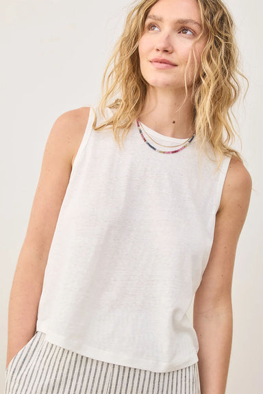 Marine Layer - Hemp Cotton Tank - Natural - Profile