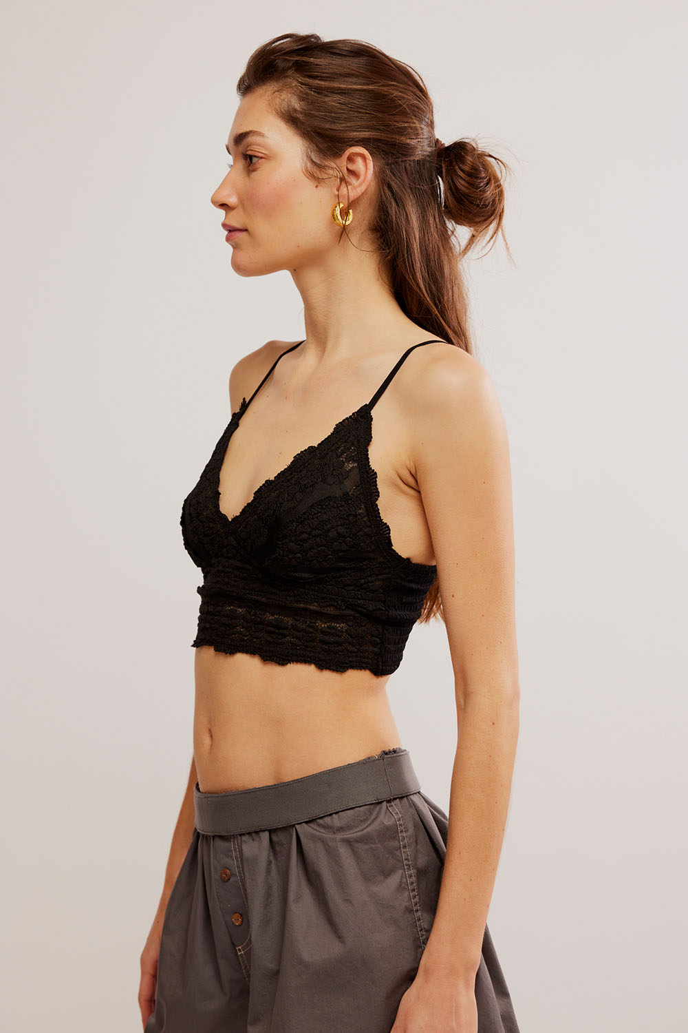 Free People - Amina Bralette - Black - Side