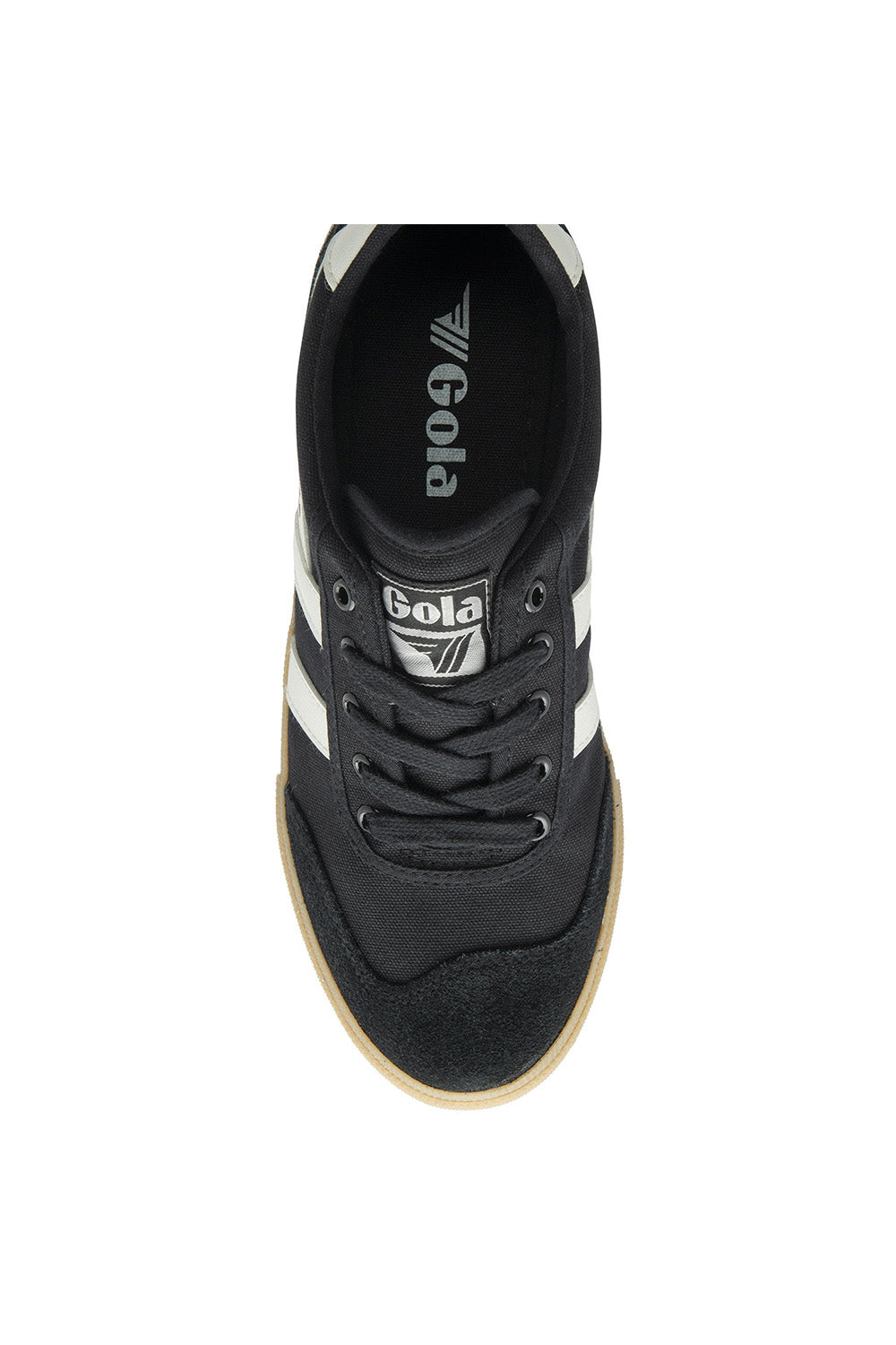 Gola - Badminton Plimsolls - Black/Off White/Gum - Top