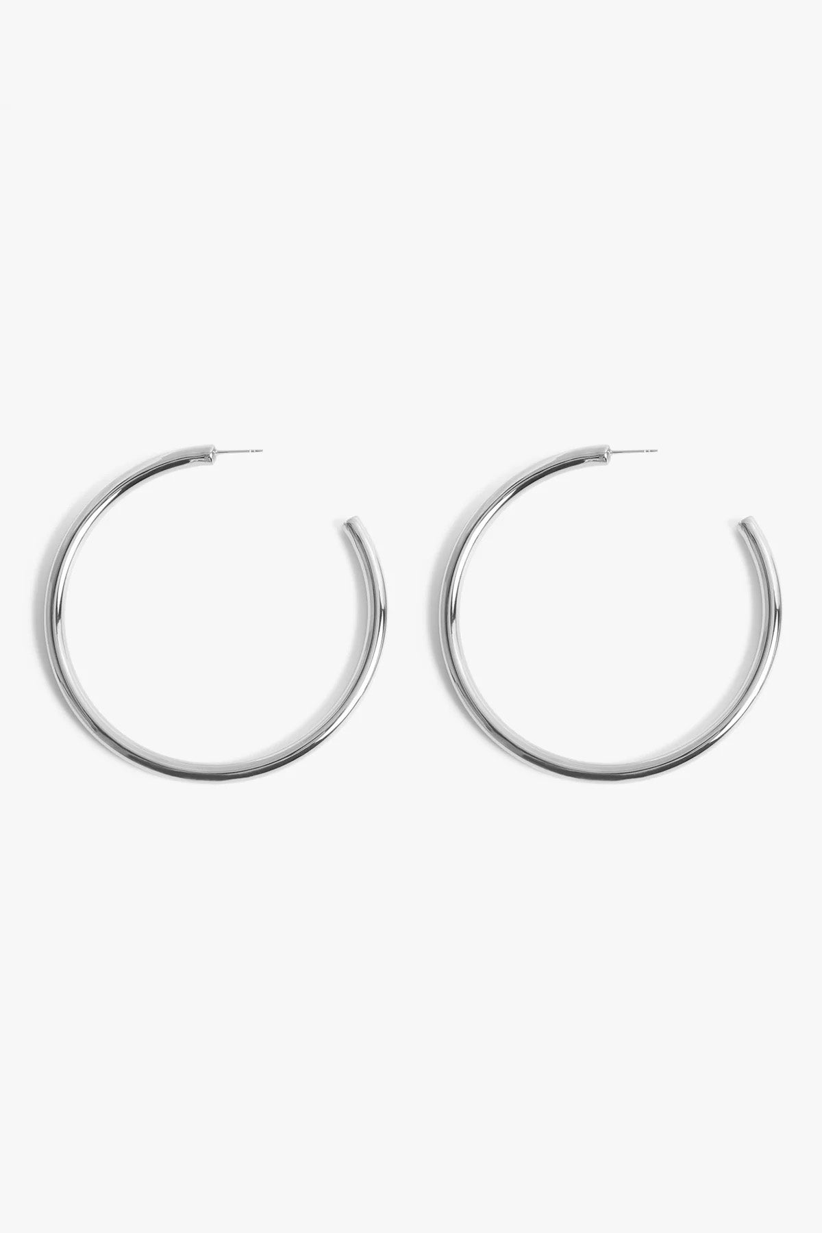 Marrin Costello - Michaela 3" Hoops - Silver