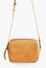 Able - Medium Zipper Crossbody - Perforated Cognac - Front