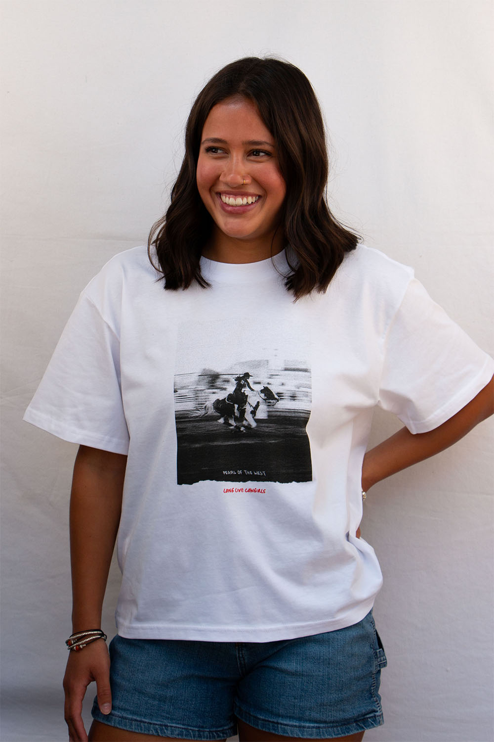 Pearl of the West - Prineville Tee - White - B