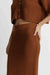 Rhythm - Evermore Knit Midi Skirt - Caramel - Detail