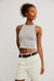 Free People - Hayley Racerback Brami - Heather Grey - Front